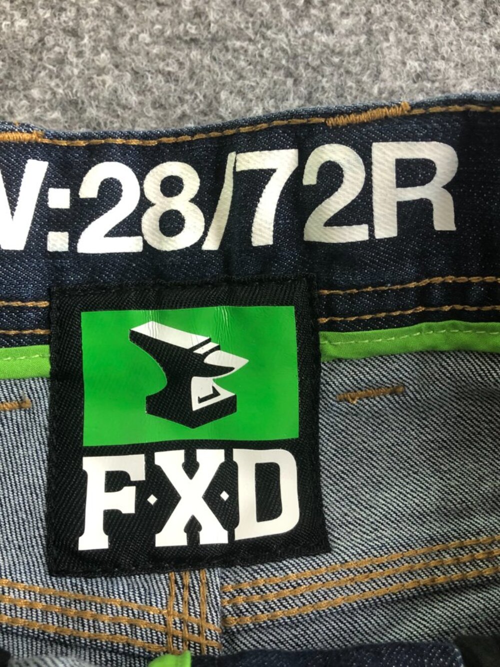 FXD WD-1 Jeans Adult 28x32 Blue Work Denim Pants Regular Fit Reinforced Workwear - Picture 6 of 15